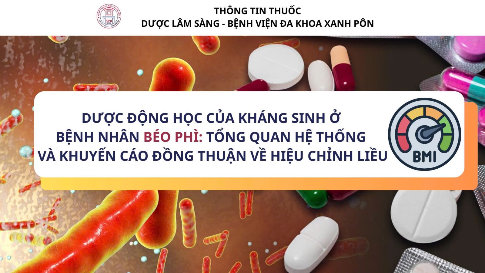 Dược động học của kháng sinh ở bệnh nhân béo phì: Tổng quan hệ thống và khuyến cáo đồng thuận về hiệu chỉnh liều