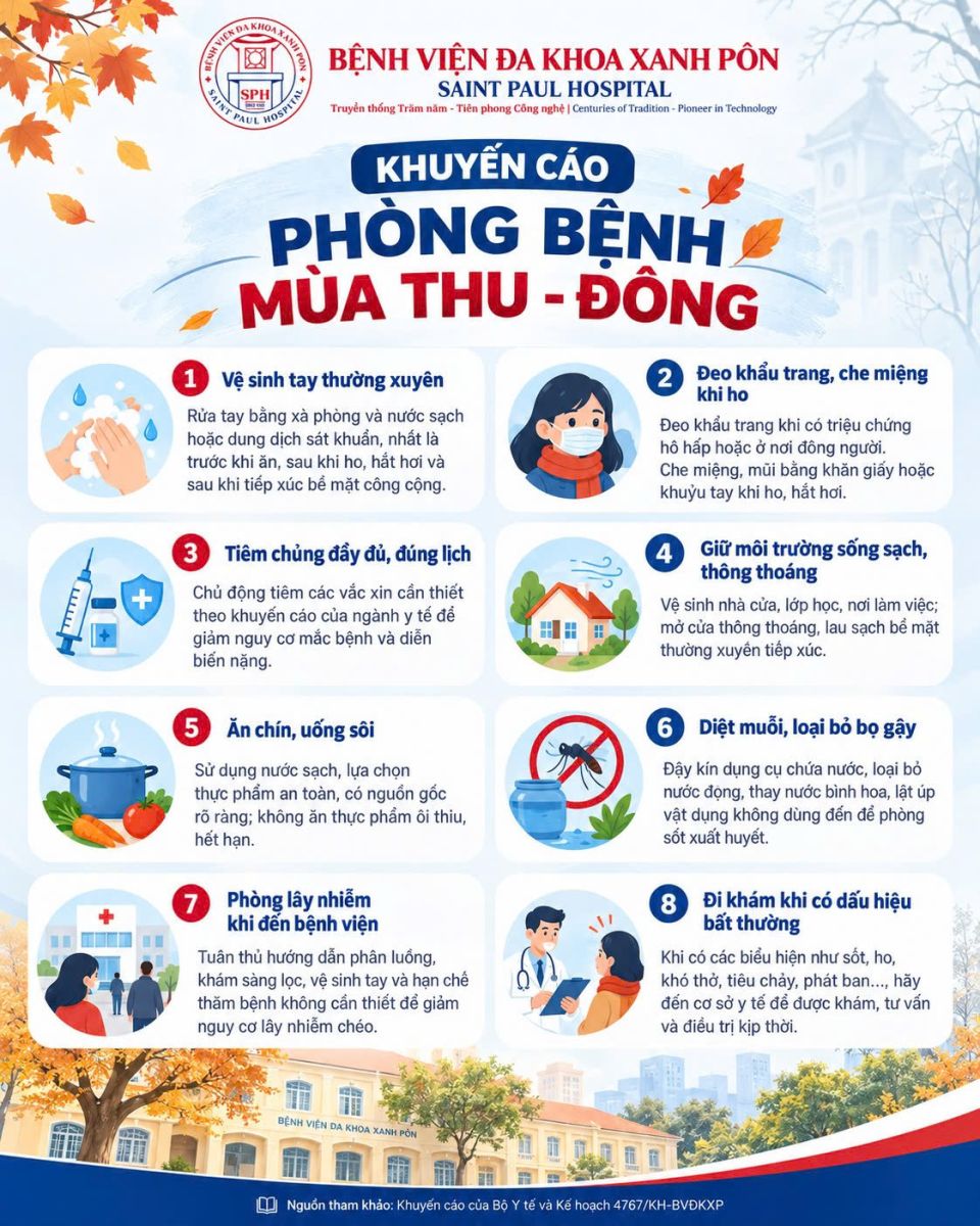 Tăng cường các biện pháp phòng, chống dịch bệnh mùa Thu - Đông
