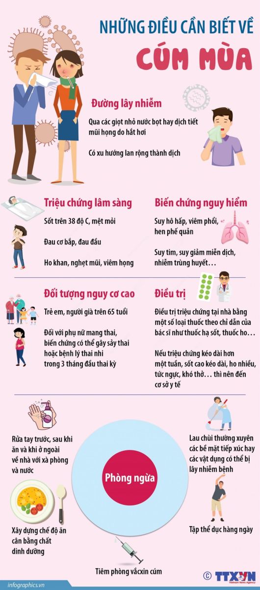 Chủ động phòng, chống bệnh cúm mùa