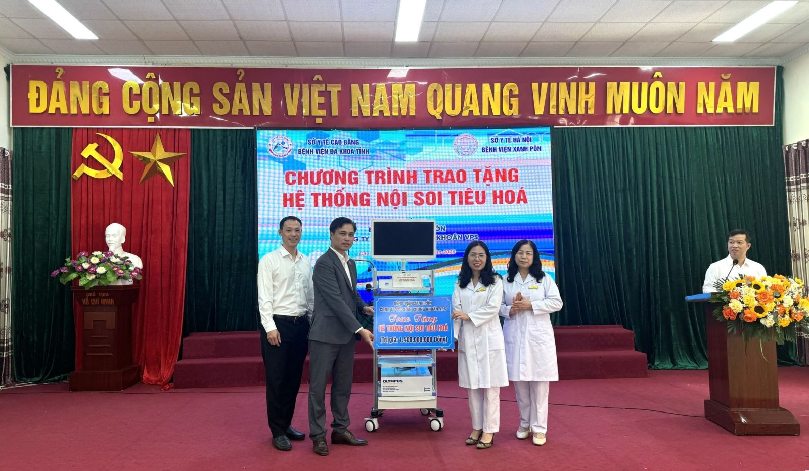 Bệnh viện Đa khoa Xanh Pôn hỗ trợ, chuyển giao kỹ thuật nội soi tại Bệnh viện Đa khoa tỉnh Cao Bằng