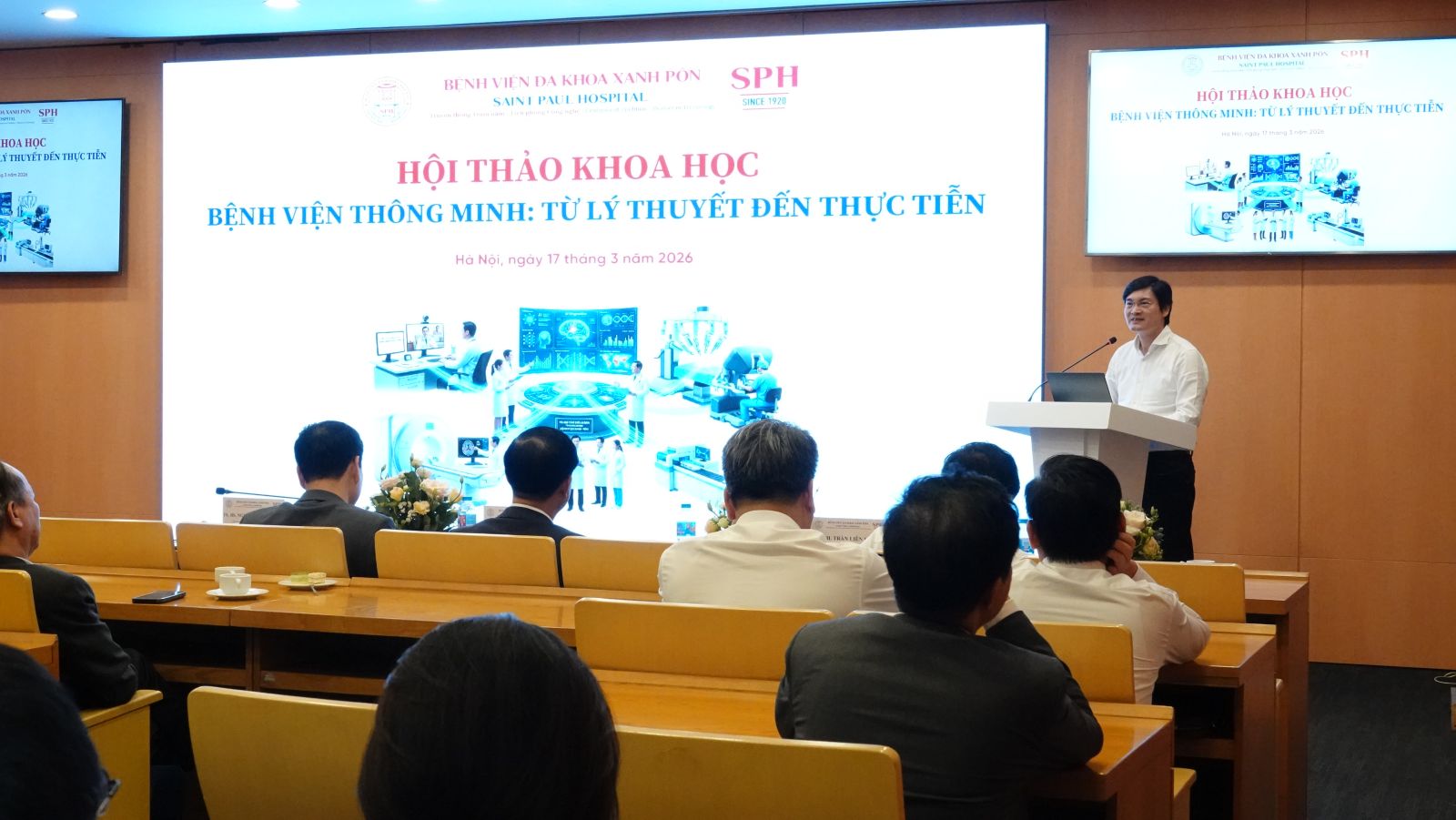Hội thảo khoa học “Bệnh viện thông minh – từ lý thuyết đến thực tiễn” tại Bệnh viện Đa khoa Xanh Pôn
